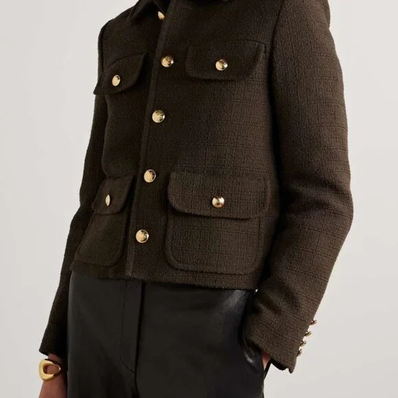Nili Lotan Paola cotton-blend tweed jacket
